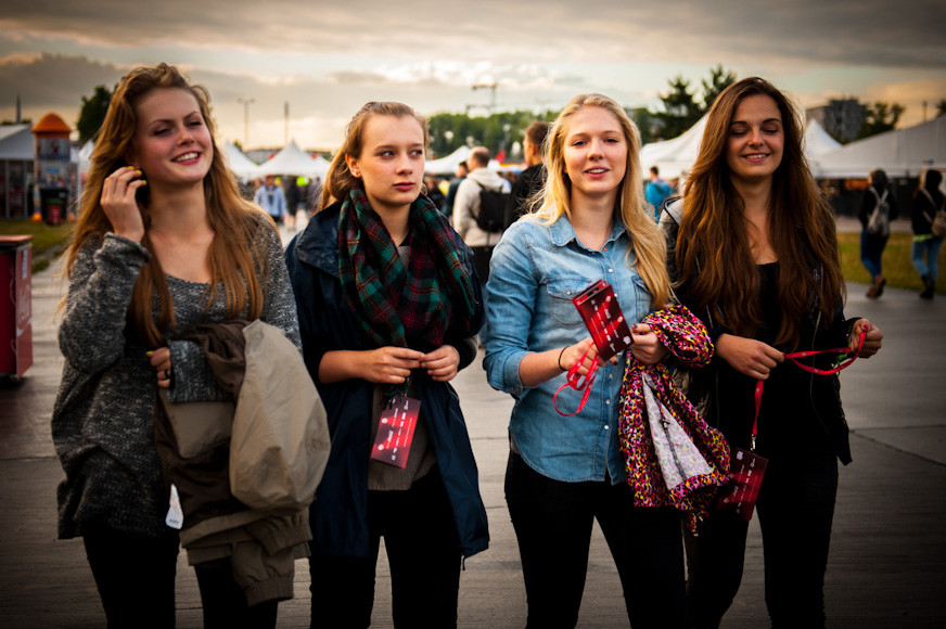 Coke Live Music Festival 2012 - publiczność (fot. Monika Stolarska / Onet)