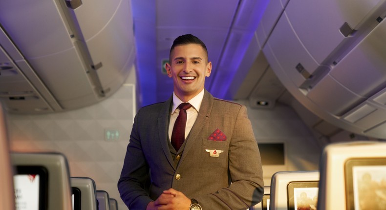 A Delta Air Lines flight attendant.Courtesy of Delta Air Lines