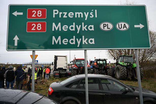 Medyka. Protest na polsko-ukraińskiej granicy