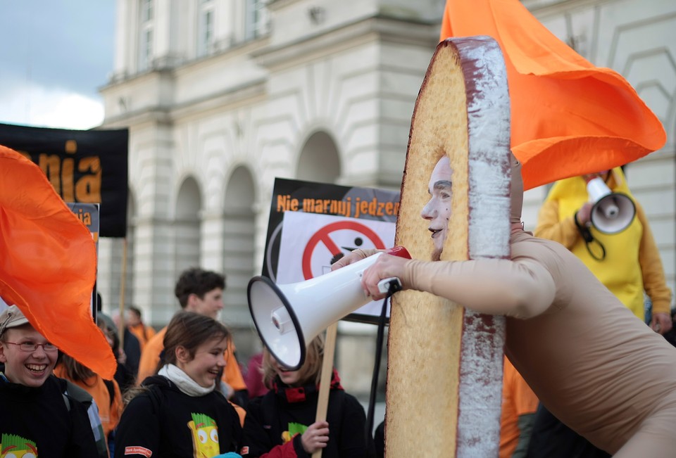 WARSZAWA STRAJK ŻYWNOŚCI HAPPENING