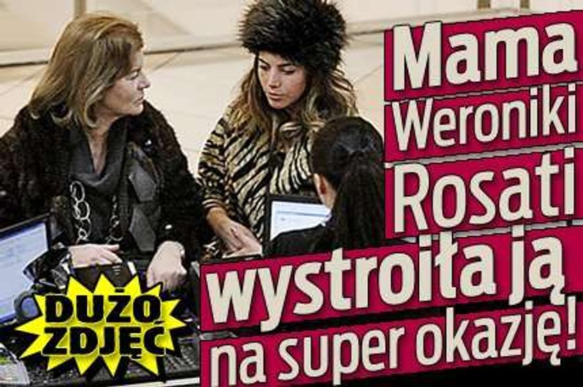 Mama Rosati wystroiła ją na super okazję