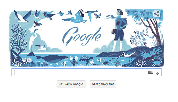 Google Doodle z okazji rocznicy urodzin Rachel Louise Carson 