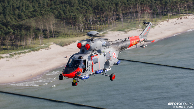 PZL W-3 w wersji Anakonda z 44. Brygady Lotnictwa Morskiego w Darłowie