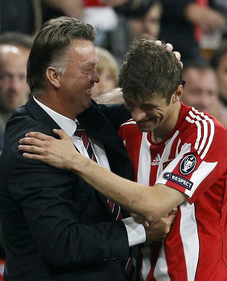 Louis van Gaal i Thomas Muller