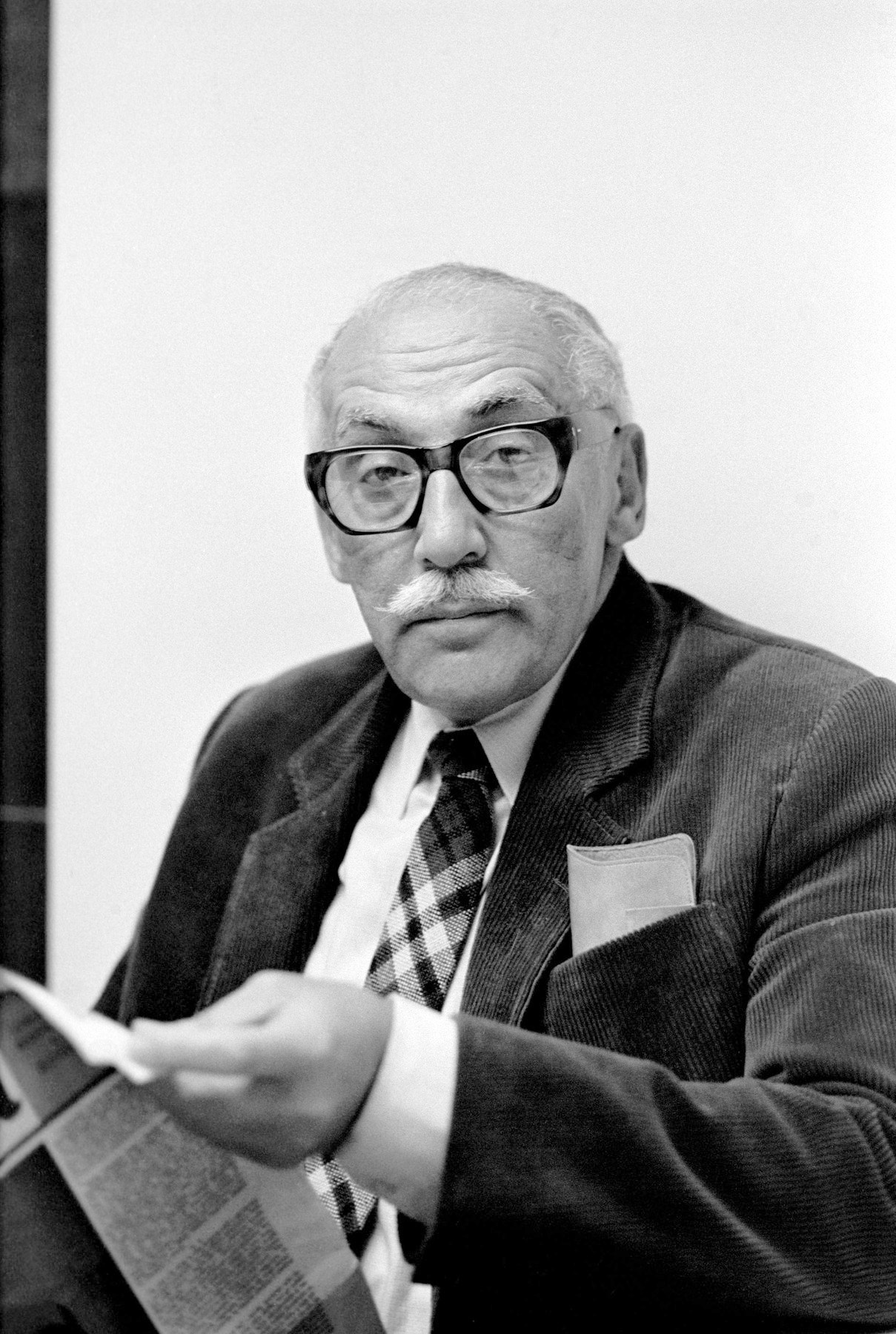 Český herec Miloš Kopecký. 