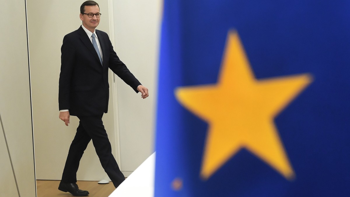 Mateusz Morawiecki na szczycie UE w Brukseli