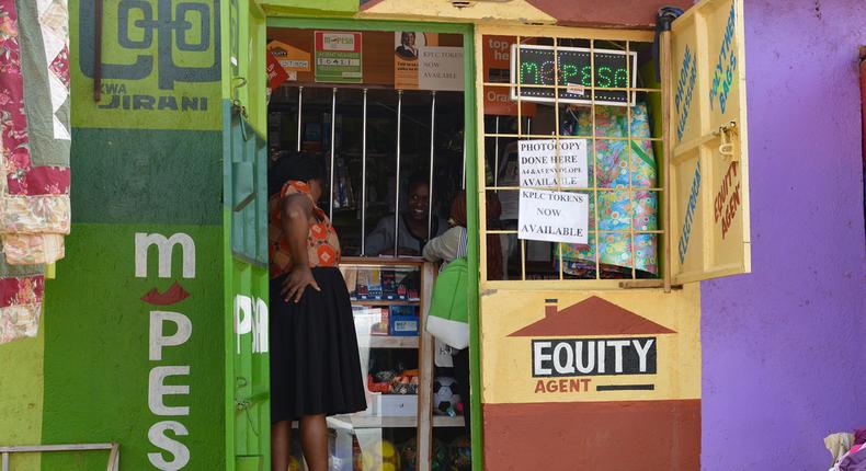 A local bank agent shop in Kenya. (techcabal)