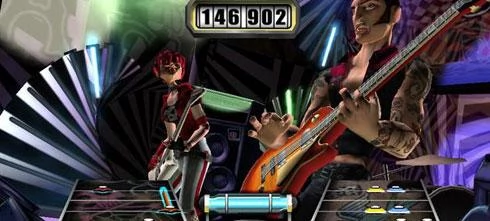 Screen z gry Guitar Hero 2