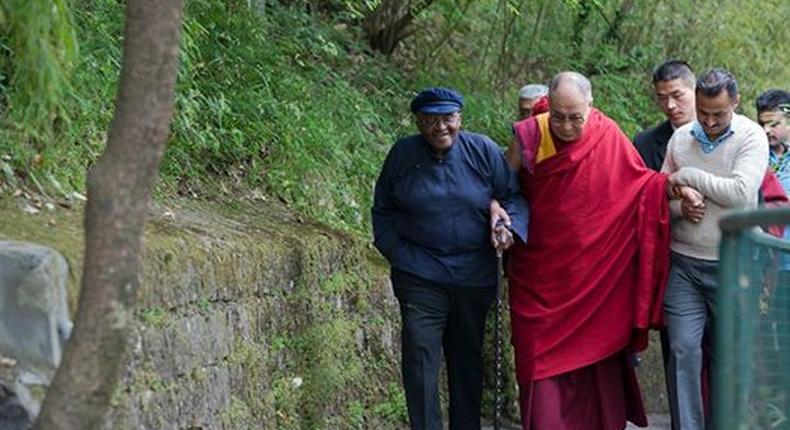 Dalai Lama and Archbishop Desmond Tutu