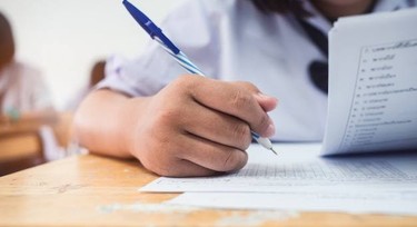 Country where students don't write exams until after 9 years of schooling