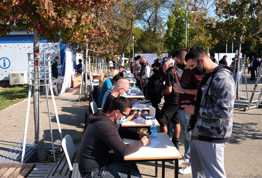Testiranje na Kovid u Solunu