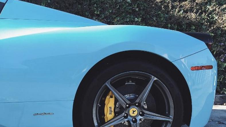 Ferrari 458 Spider Kylie Jenner Personalises Her Sports Car Photo