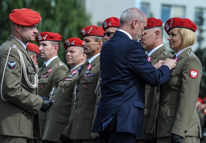 ANTONI MACIEREWICZ NA ŚWIĘCIE ŻANDARMERII WOJSKOWEJ