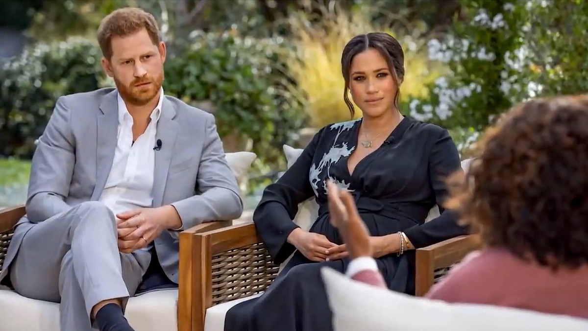 Meghan Markle and Harry Windsor  wywiad u Oprah Winfrey