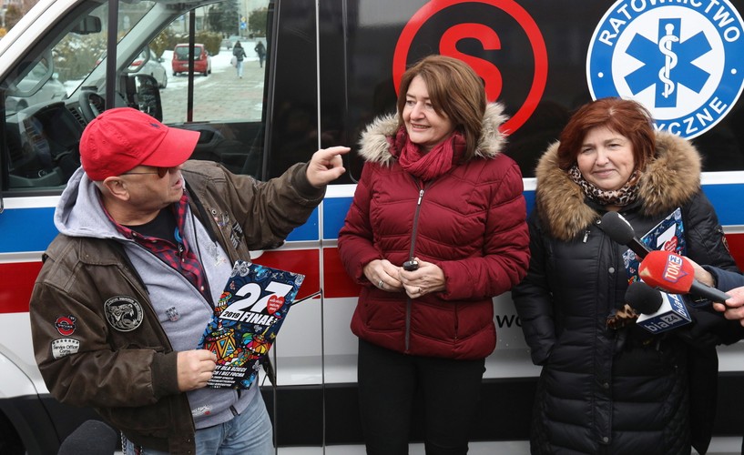 KARETKA OD WOŚP DLA SZPITALA W BIAŁYMSTOKU