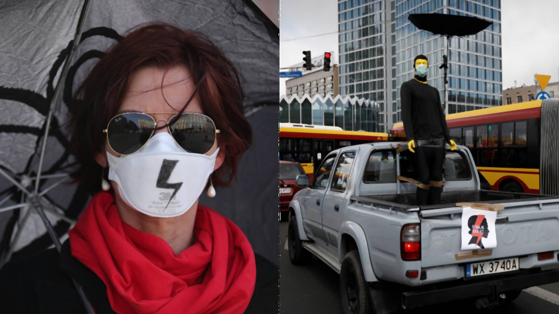 Poľky sa nemôžu zhromažďovať, proti zákazu interrupcií protestujú online, v autách i dáždnikmi