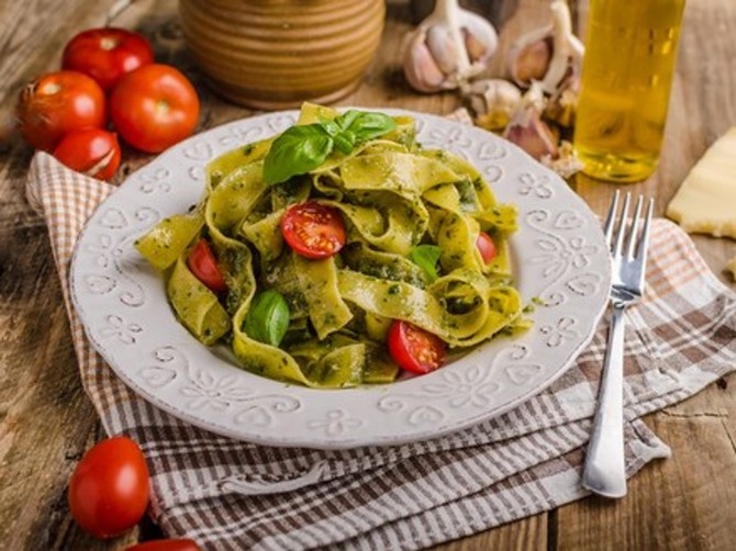 Recept za đenovske taljatele s pestom