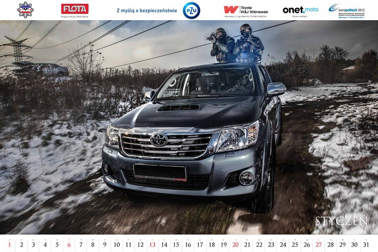 Kalendarz polskiej policji na 2013 rok