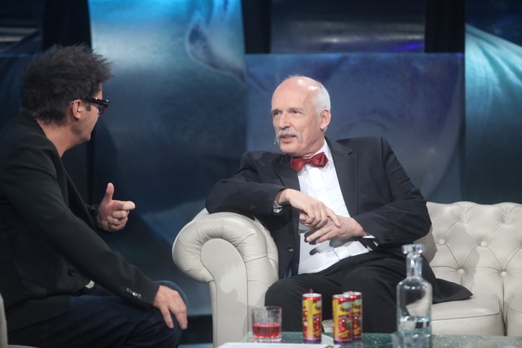 Janusz Korwin-Mikke w programie 'Kuba Wojewódzki'