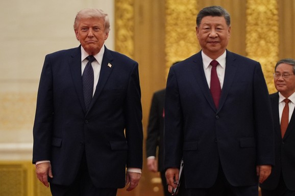 Si Đinping i Tramp na državnom banketu u Pekingu: "Kina i SAD bi trebalo da budu partneri, A NE RIVALI"