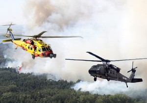 Deliblatska pesčara  helikopeteri 