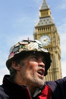 BRITAIN-PARLIAMENT SQUARE-PROTEST