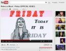 „Friday” by Rebecca Black – ochrzczona mianem najgorszej piosenki wszechczasów. „Wczoraj był czwartek, czwartek. Dziś jest piątek, piątek…” – nawet osoby przyzwyczajone do banalnych tekstów piosenek pop mogą czuć się zaskoczone głębią tego przesłania. Teledysk nagrany przez amerykańską nastolatkę został hitem na YouTube (głównie za sprawą negatywnych komentarzy) oraz najgorętszym tematem dyskusji na Twitterze. Sama Rebecca Black zyskała międzynarodową sławę. Na tym kończymy galerię najsłynniejszych memów. Wszystkim, którzy nie mogą doczekać się weekendu, weekendu, życzymy dużo zabawy, zabawy, zabawy :-). Na zdjęciu fragment z teledysku „Friday”.