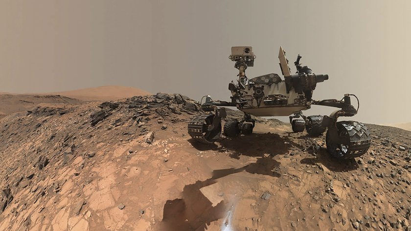 Łazik Curiosity na Marsie