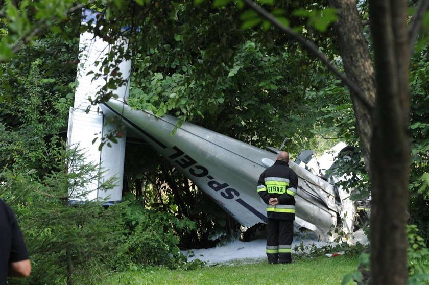 Spadła awionetka, pilot nie żyje