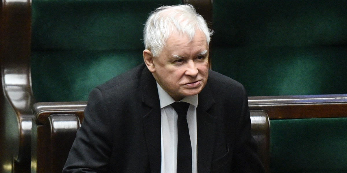 Prezes PiS Jarosław Kaczyński.
