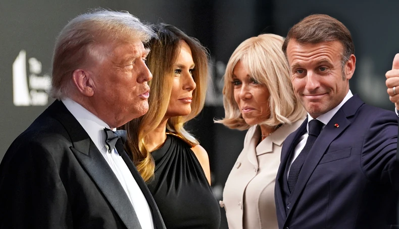 Melanija i Donald Tramp - Brižit i Emanuel Makron