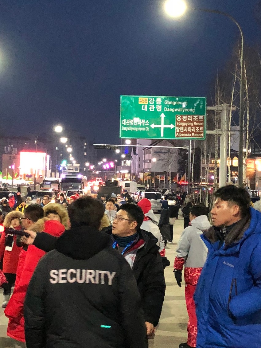 Policijsko obezbeđenje je veliko zbog dolaska severnokorejske delegacije