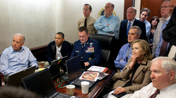 Obama és Clinton élőben követték, hogy alakul bin Laden elfogása/Fotó-GettyImages