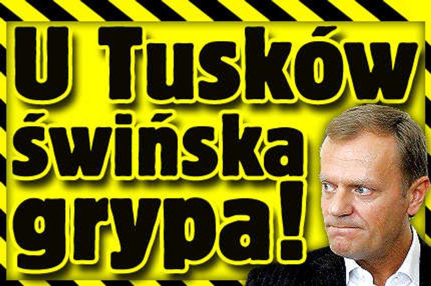 U Tusków świńska grypa!