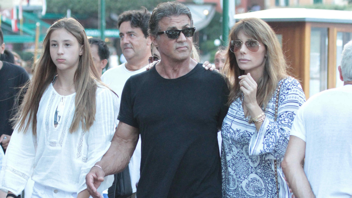 Sylvester Stallone spędza wakacje z rodziną we Francji