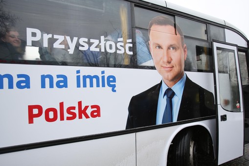 WARSZAWA PIS ANDRZEJ DUDA DUDABUS