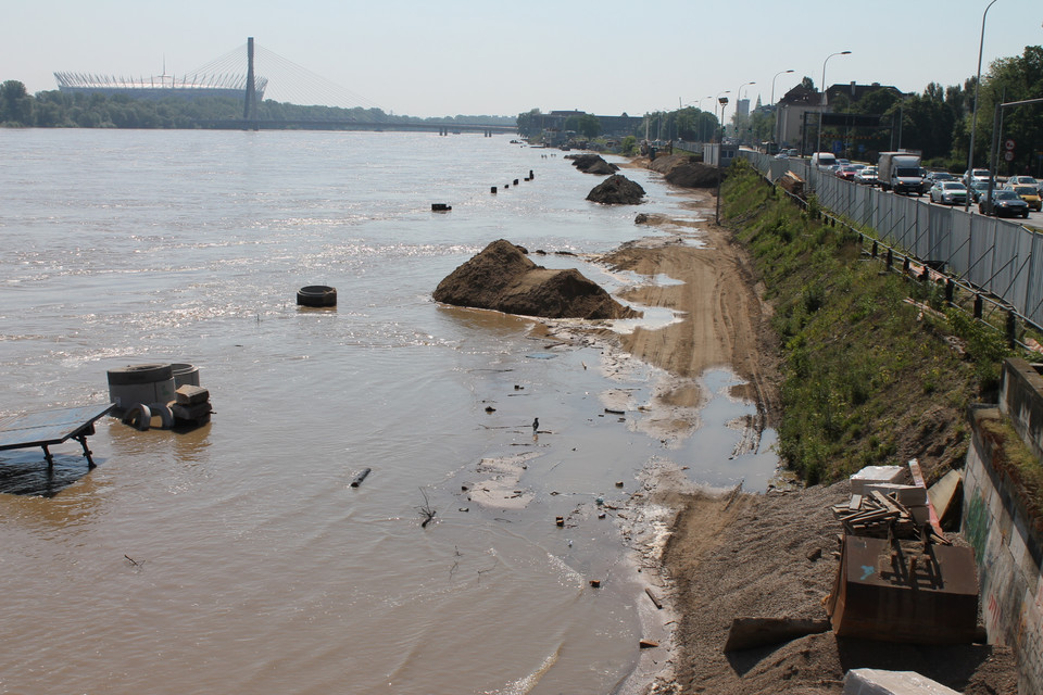 Fala powodziowa w Warszawie