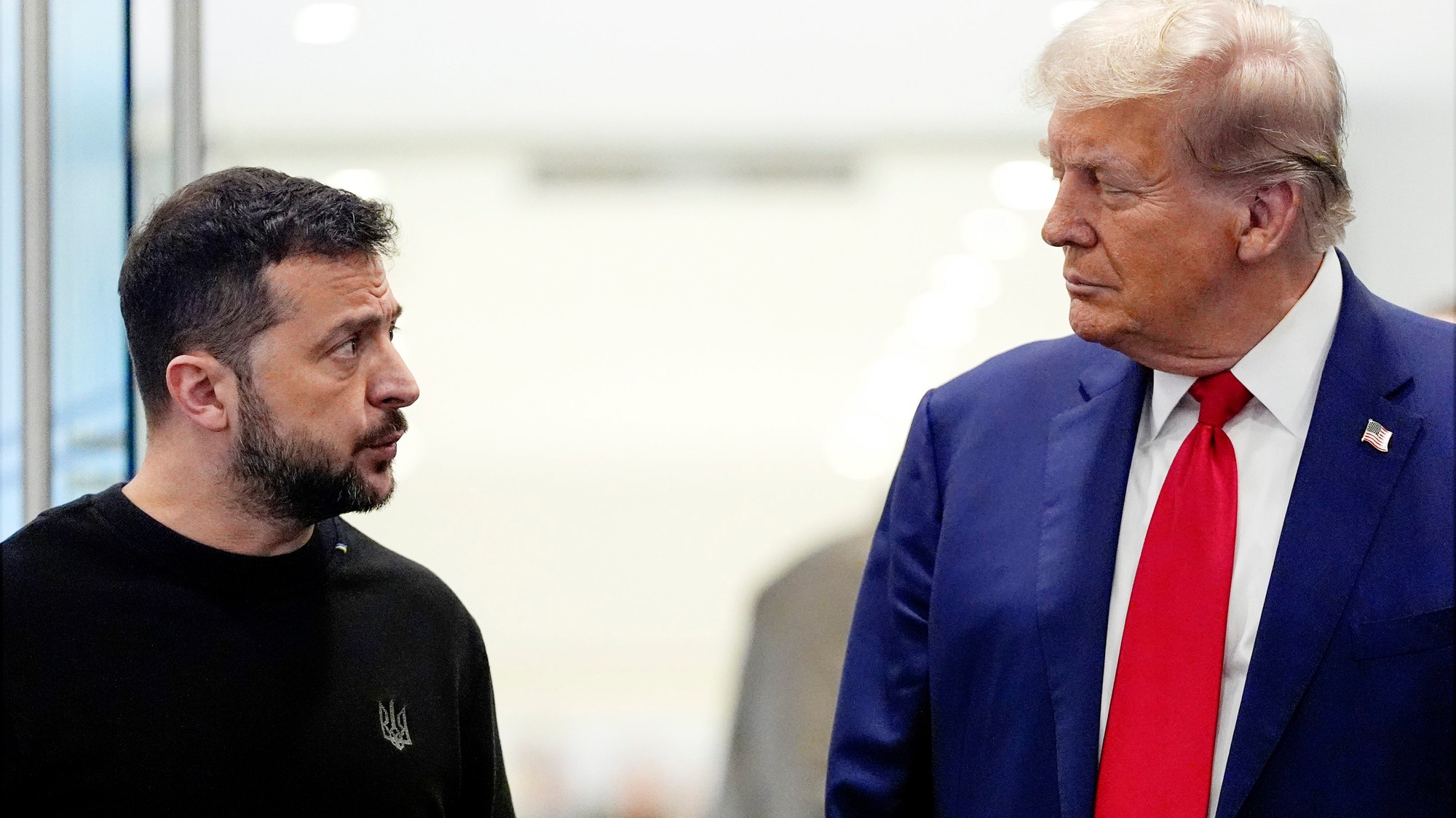 Volodymyr Zelenskyj a Donald Trump