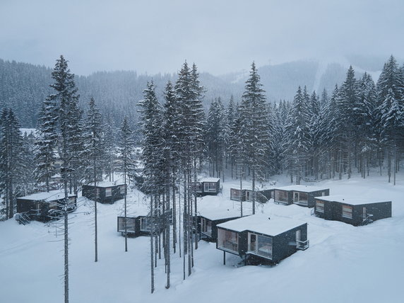 Kompleks leśnych apartamentów i SPA w Niżnych Tatrach