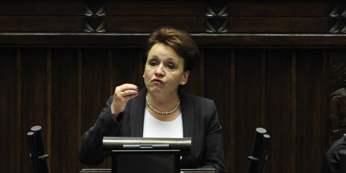 Posłanka Anna Zalewska.