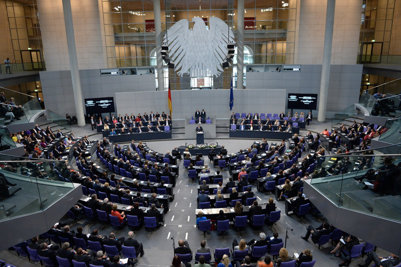 Prezydent Bronisław Komorowski przemawia w Bundestagu w Berlinie