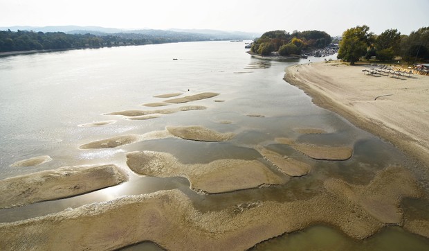 Dunav potopljen brod