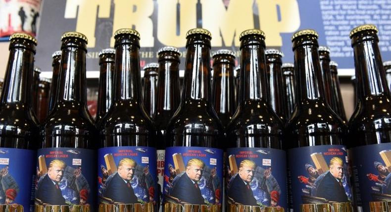 Ukrainian craft brewer Pravda pokes fun of Donald Trump selling a beer with the American president on the label