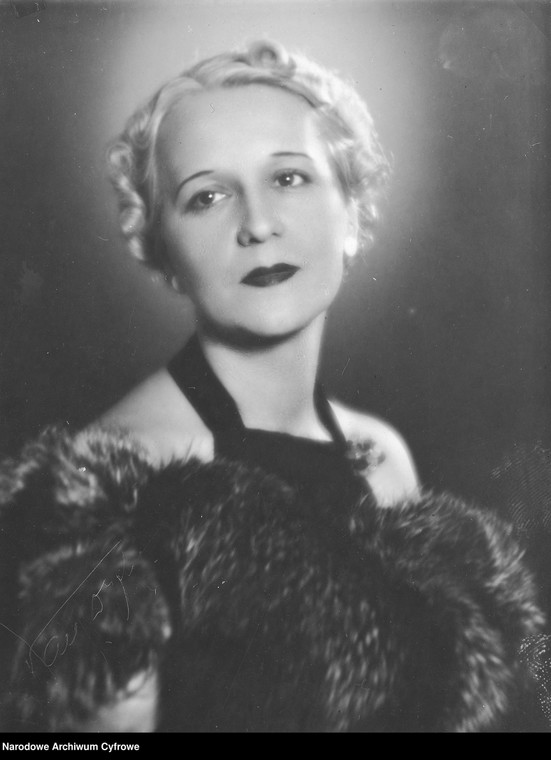 Janina Morska — żona Michała Znicza (1937)