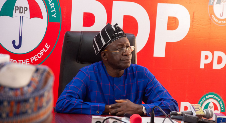 National Chairman of the People’s Democratic Party (PDP), Dr Iyorchia Ayu.