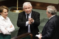 Jarosław Kaczyński Jadwiga Emilewicz Piotr Gliński