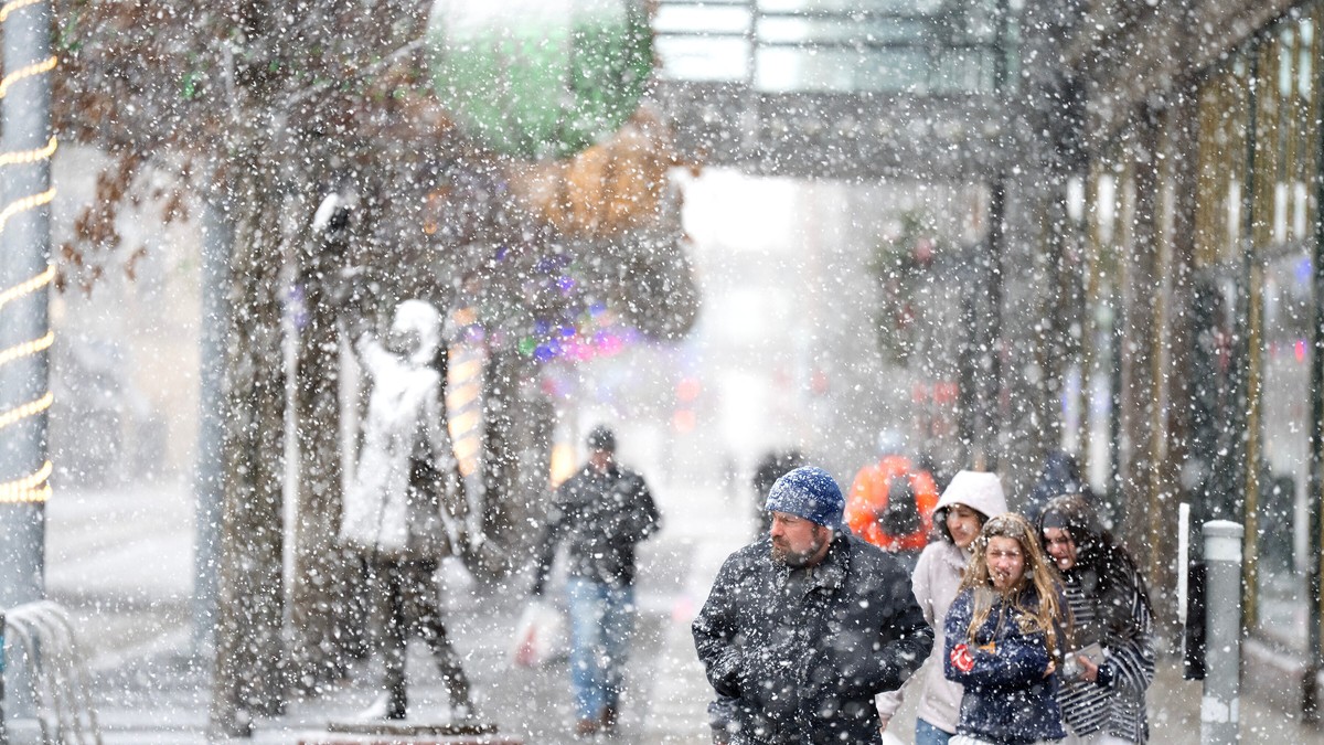 Snežna oluja, ilustracija