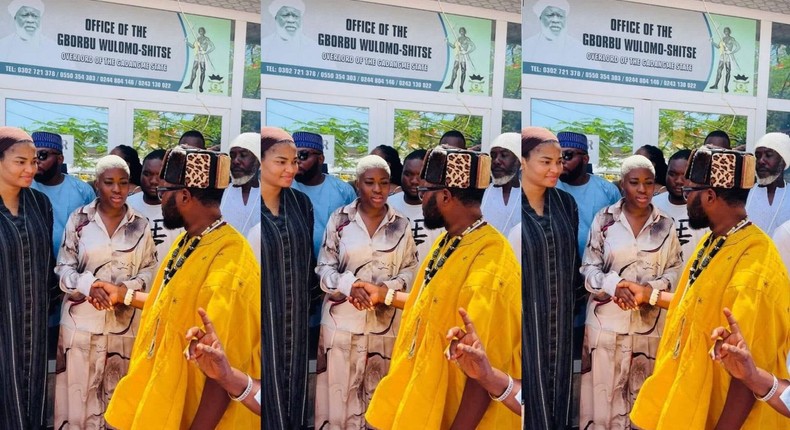 Fella Makafui honours Gborbu Wulomo's invite to verify land purchase