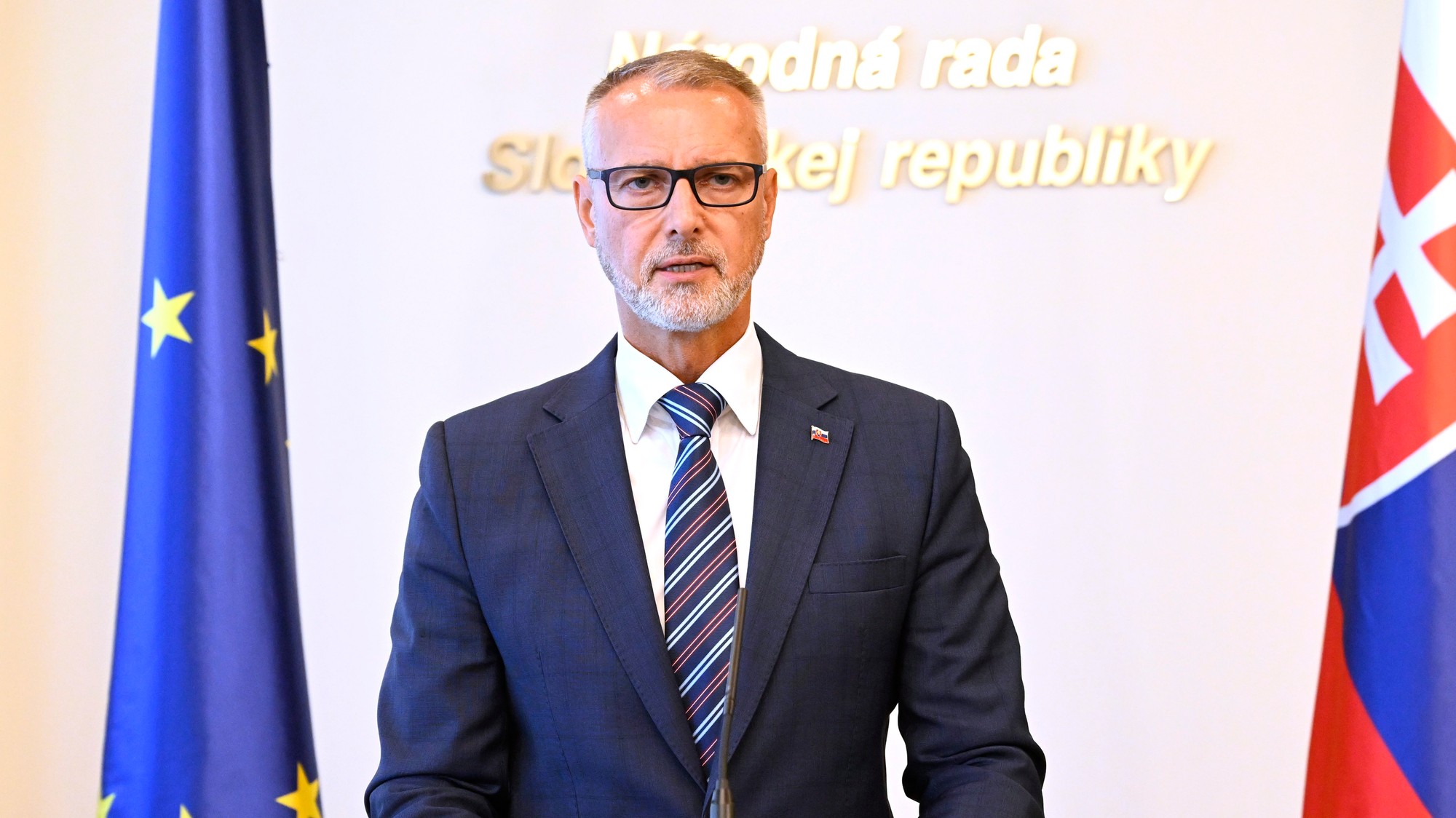 Na snímke predseda Národnej rady (NR) SR Richard Raši (Hlas-SD).