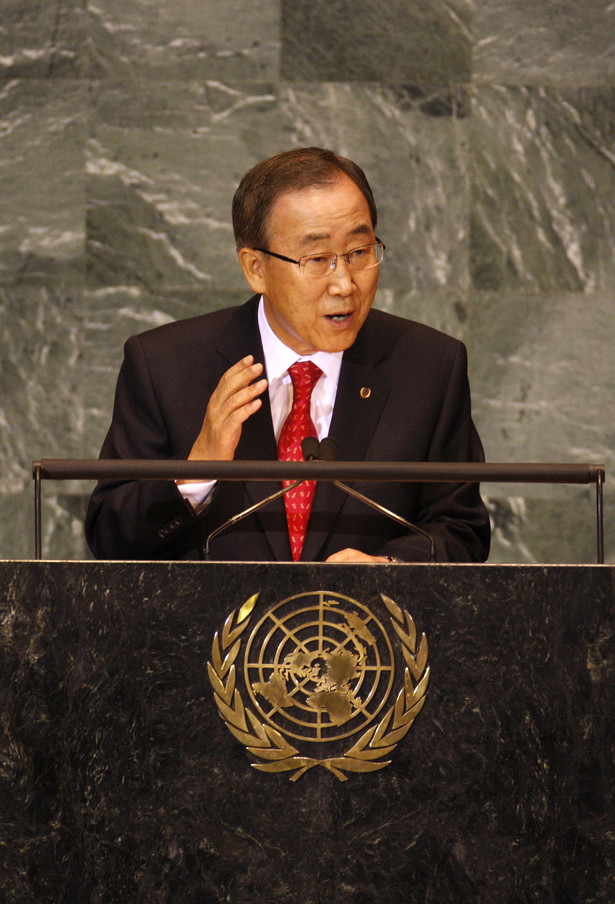 Ban Ki-moon,sekretarz generalny ONZ
